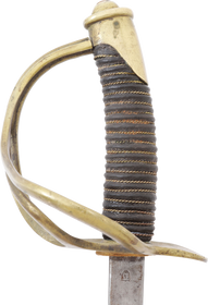 AMERICAN MILITIA CAVALRY OFFICERS SWORD, 1870’S-80’S - Fagan Arms