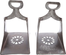PAIR OF MOROCCAN STIRRUPS, 19TH CENTURY - Fagan Arms