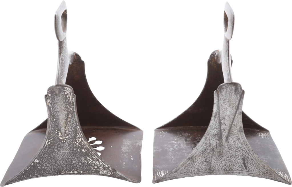 PAIR OF MOROCCAN STIRRUPS, 19TH CENTURY - Fagan Arms