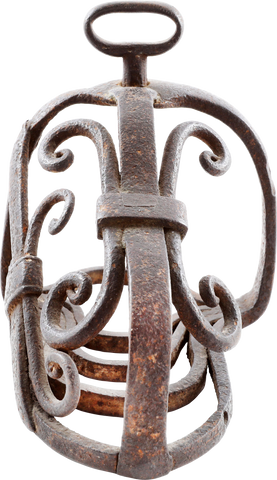 FINE FRENCH CAGE STIRRUP, 17TH CENTURY - Fagan Arms