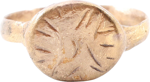 MEDIEVAL EUROPEAN RING, 750-1100 AD, SIZE 10 - Fagan Arms