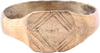 MEDIEVAL EUROPEAN RING, 800-1000AD, SIZE 9 ½ - Fagan Arms