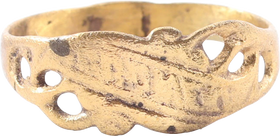 EASTERN EUROPEAN/BALKAN SWEETHEART RING, 19th CENTURY, SIZE 9 ¾ - Fagan Arms