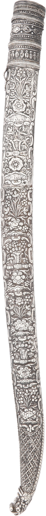 OTTOMAN TURKISH SILVER YATAGHAN SHEATH C.1800 - Fagan Arms