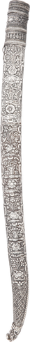 OTTOMAN TURKISH SILVER YATAGHAN SHEATH C.1800 - Fagan Arms