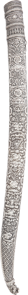 OTTOMAN TURKISH SILVER YATAGHAN SHEATH C.1800 - Fagan Arms