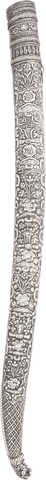 OTTOMAN TURKISH SILVER YATAGHAN SHEATH C.1800 - Fagan Arms