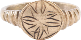 MEDIEVAL EUROPEAN RING, SIZE 10 ½ - Fagan Arms