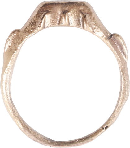 MEDIEVAL EUROPEAN RING C.1300-1400, SIZE 10 - Fagan Arms