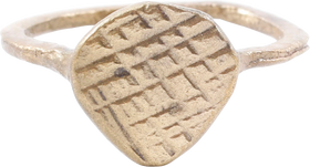 FINE VIKING HEART RING C.900-1050 AD, SIZE 9 3/4 - Fagan Arms