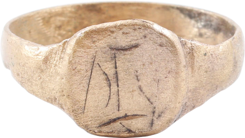 ROMAN/PARTHIAN MYSTICAL RING, 2ND-3RD CENTURY AD, SIZE 9 3/4 - Fagan Arms