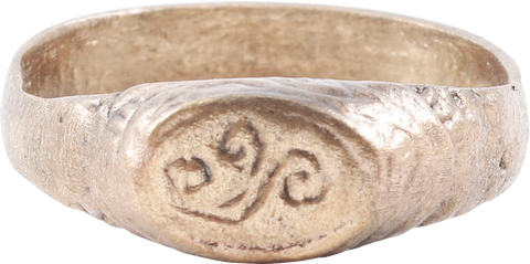 BYZANTINE SORCERER’S RING 400-700 AD, SIZE 10 1/4 - Fagan Arms