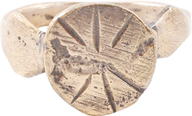 MEDIEVAL EUROPEAN CHRISTIAN RING, SIZE 6 ¼ - Fagan Arms