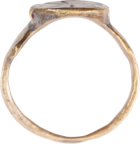 MEDIEVAL EUROPEAN CHRISTIAN RING, SIZE 6 ¼ - Fagan Arms