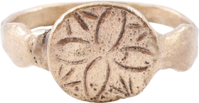 MEDIEVAL EUROPEAN RING, 15th-17th CENTURY, SIZE 10 1/2 - Fagan Arms