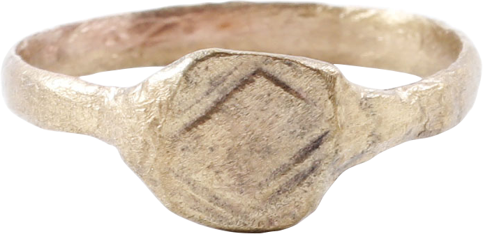 LATE ROMAN, MEDIEVAL MAN’S RING C.5th-8th CENTURY, SIZE 10 1/2 - Fagan Arms
