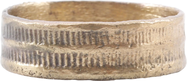 ANCIENT VIKING WEDDING RING 750-1050 AD, SIZE 7 3/4 - Fagan Arms