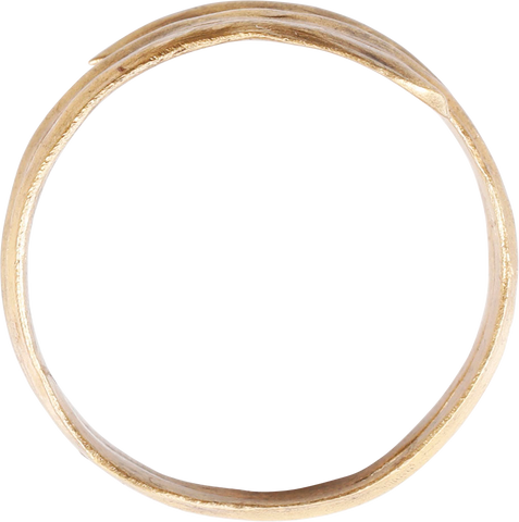 VIKING COIL RING, 9TH-10TH CENTURY AD, SIZE 12 - Fagan Arms
