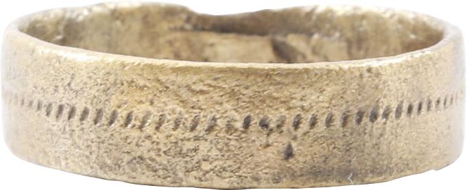 ANCIENT VIKING WEDDING RING, 9TH-11TH CENTURY AD, SIZE 9 ¼ - Fagan Arms
