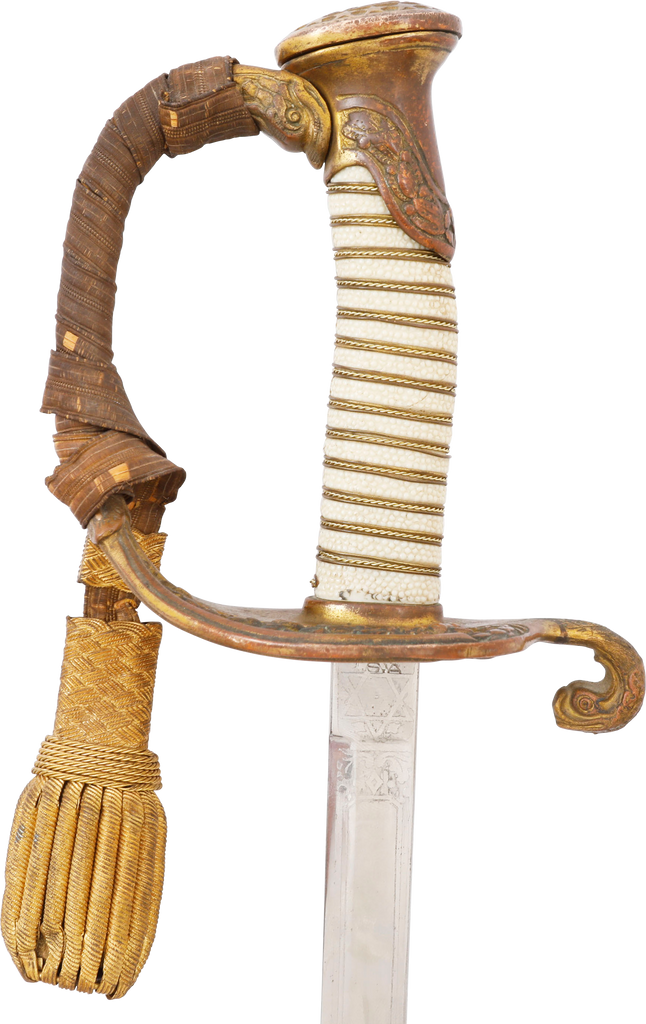 US 1852 PATTERN NAVAL OFFICER’S SWORD - Fagan Arms
