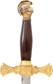 RARE EARLY KNIGHT’S TEMPLAR SWORD 1871-73 - Fagan Arms