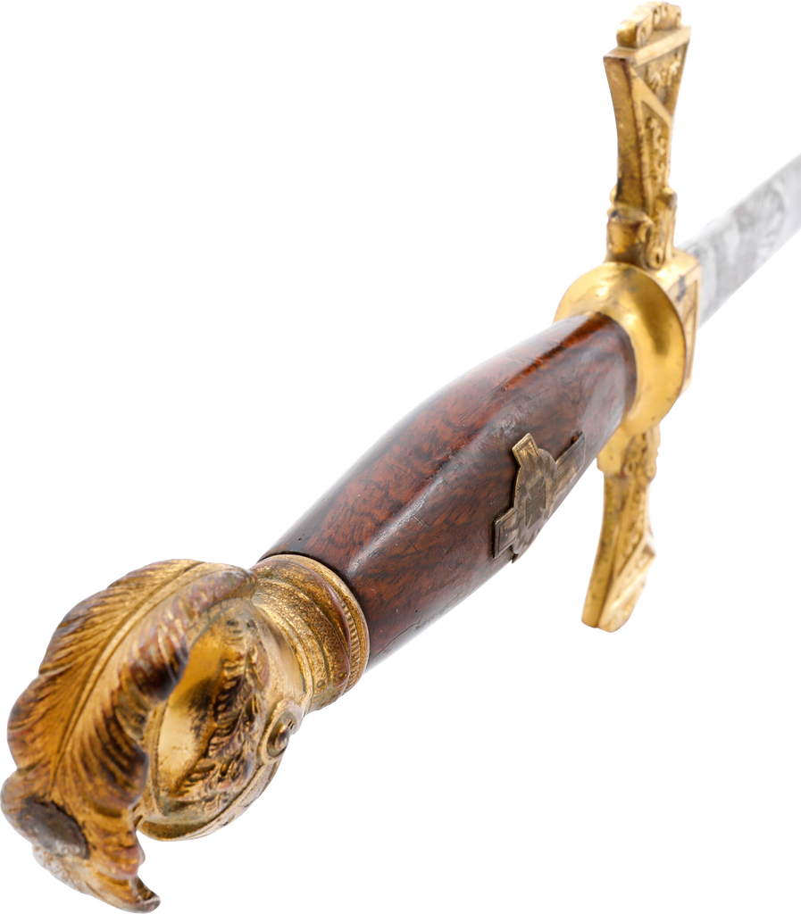 RARE EARLY KNIGHT’S TEMPLAR SWORD 1871-73 - Fagan Arms