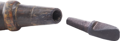 PENNSYLVANIA HORN PRIMING FLASK, 18TH-EARLY 19TH CENTURY - Fagan Arms