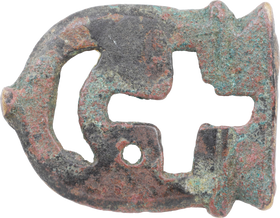 BYZANTINE BELT BUCKLE 6TH-9TH CENTURY AD - Fagan Arms