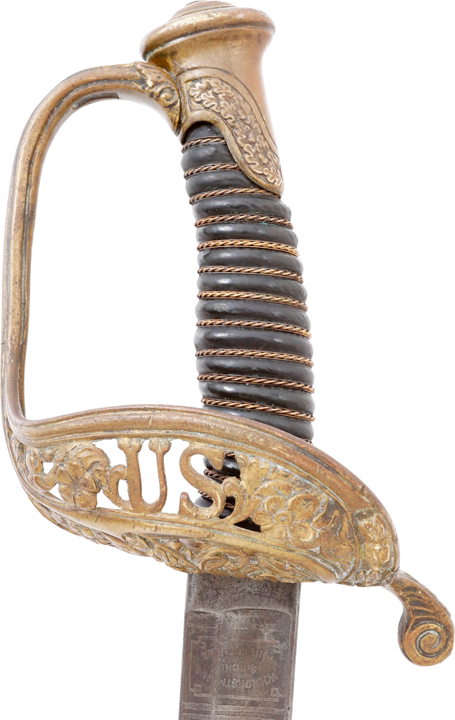 CIVIL WAR STAFF & FIELD OFFICER’S SWORD, M.1850 - Fagan Arms