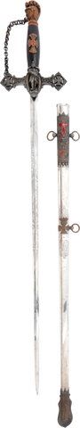 KNIGHTS TEMPLAR SWORD, LAST HALF OF THE 19TH CENTURY - Fagan Arms
