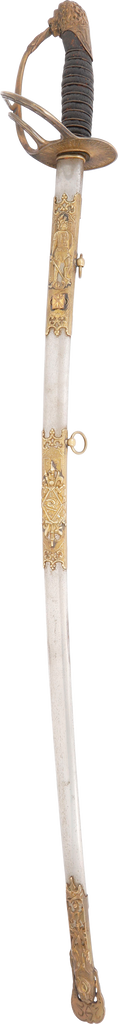 SCARCE VARIATION KNIGHTS OF PYTHIAS SWORD - Fagan Arms