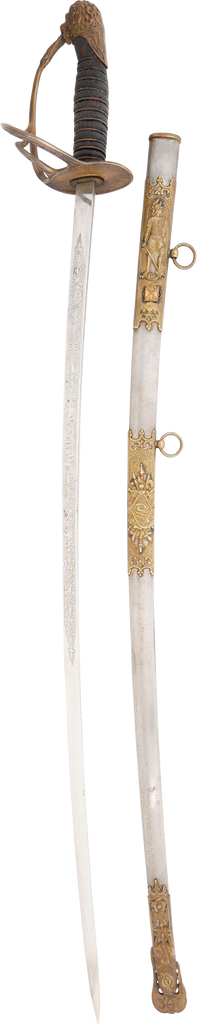 SCARCE VARIATION KNIGHTS OF PYTHIAS SWORD - Fagan Arms