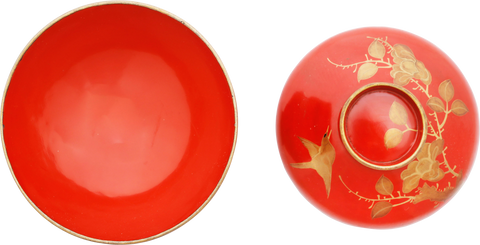 JAPANESE LACQUER BOWL AND COVER 19TH CENTURY - Fagan Arms
