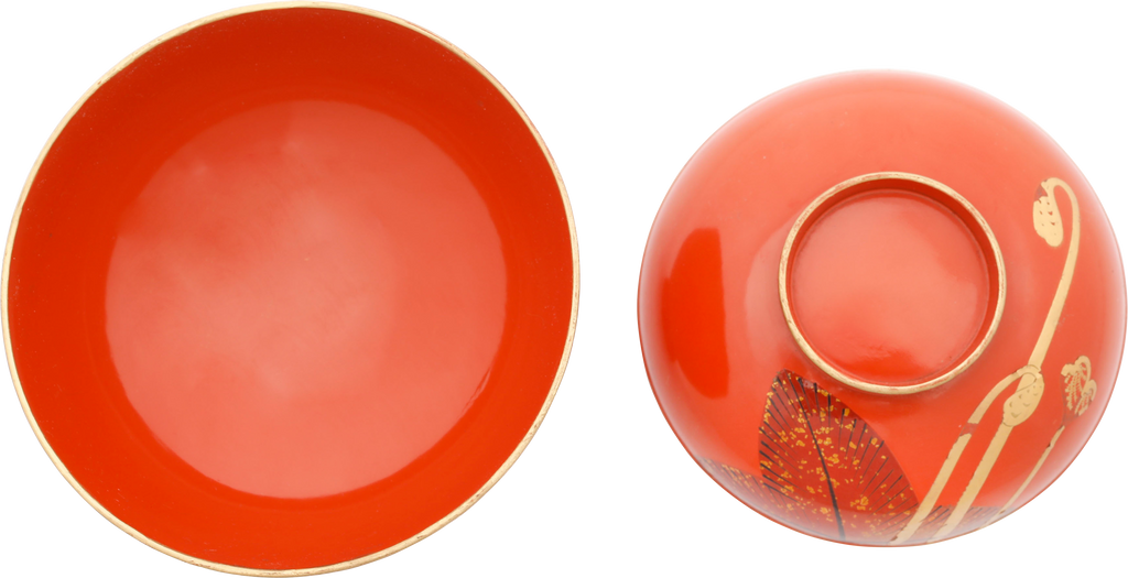 JAPANESE LACQUERED BOWL AND LID OWAN, MEIJI PERIOD - Fagan Arms