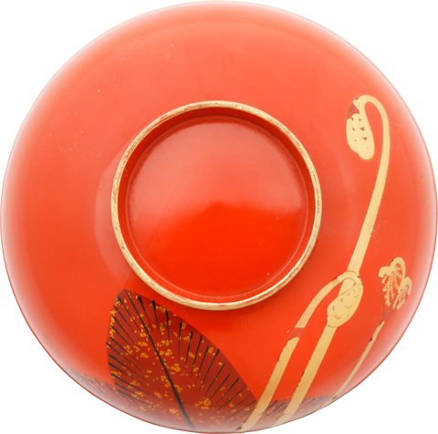 JAPANESE LACQUERED BOWL AND LID OWAN, MEIJI PERIOD - Fagan Arms