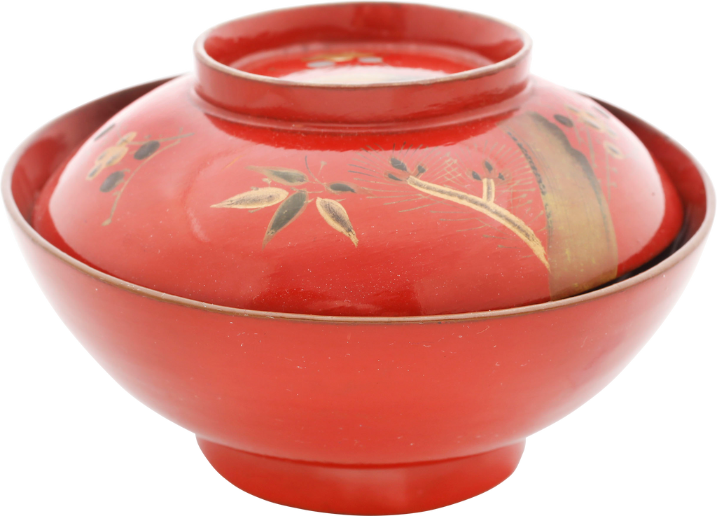 JAPANESE LACQUERED FOOD BOWL MEIJI PERIOD - Fagan Arms