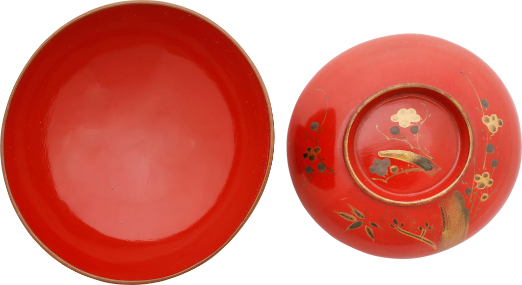 JAPANESE LACQUERED FOOD BOWL MEIJI PERIOD - Fagan Arms