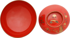 JAPANESE LACQUERED FOOD BOWL MEIJI PERIOD - Fagan Arms