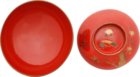 JAPANESE LACQUERED FOOD BOWL MEIJI PERIOD - Fagan Arms