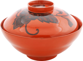 JAPANESE LACQUER BOWL AND COVER MEIJI PERIOD, 1867-1912 - The History Gift Store