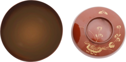 JAPANESE LACQUERED BOWL, OWAN MEIJI PERIOD, 1868-1912 - Fagan Arms