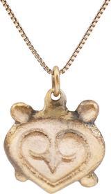 FINE VIKING HEART PENDANT NECKLACE, 11TH CENTURY - Fagan Arms