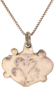 ANCIENT VIKING HEART PENDANT NECKLACE, 866-1067 AD - Fagan Arms