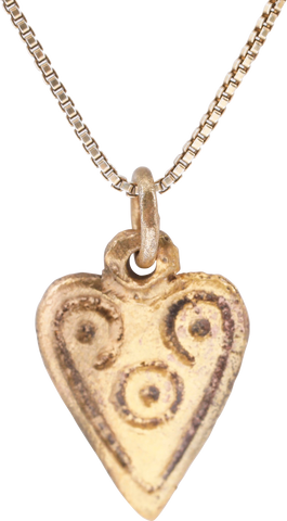ANCIENT VIKING HEART PENDANT NECKLACE, 866-1067 AD - Fagan Arms