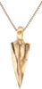 FINE BRONZE ARROWHEAD PENDANT NECKLACE, HELLENISTIC GREEK, 300-100 BC - Fagan Arms