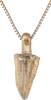 BRONZE GRECO-ROMAN ARROWHEAD PENDANT NECKLACE, 300 - 100 BC - Fagan Arms