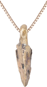 BRONZE ARROWHEAD PENDANT NECKLACE, HELLENISTIC GREEK, 300 - 100 BC - Fagan Arms