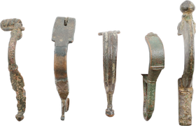 ANCIENT BRONZE FIBULA GRECO-ROMAN TO BYZANTINE - Fagan Arms