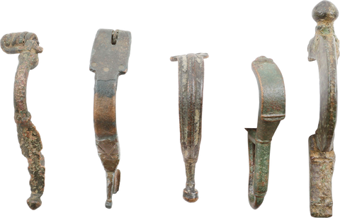 ANCIENT BRONZE FIBULA GRECO-ROMAN TO BYZANTINE - Fagan Arms