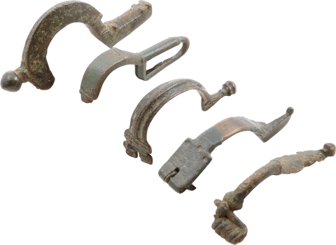 ANCIENT BRONZE FIBULA GRECO-ROMAN TO BYZANTINE - Fagan Arms